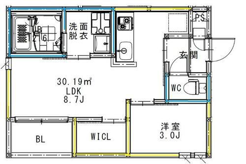 熊本県熊本市東区三郎１丁目 東海学園前駅 1LDK アパート 賃貸物件詳細