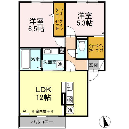 山梨県甲府市青葉町 南甲府駅 2LDK アパート 賃貸物件詳細
