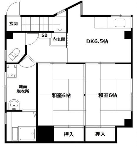 神奈川県横浜市保土ケ谷区岩間町１丁目 天王町駅 2DK アパート 賃貸物件詳細