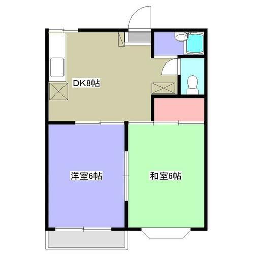 神奈川県横浜市都筑区池辺町 鴨居駅 2DK アパート 賃貸物件詳細