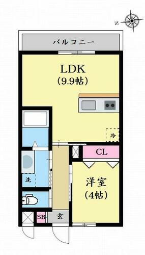 千葉県流山市平和台５丁目 流山セントラルパーク駅 1LDK アパート 賃貸物件詳細