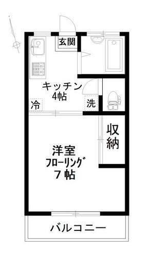 東京都調布市西つつじケ丘１丁目 つつじヶ丘駅 1K アパート 賃貸物件詳細