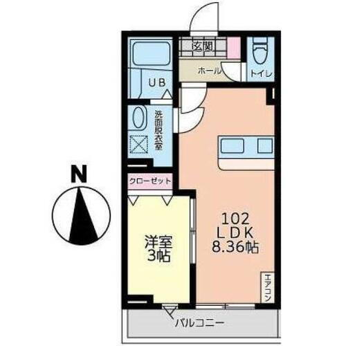 宮城県仙台市太白区鹿野２丁目 長町南駅 1LDK アパート 賃貸物件詳細