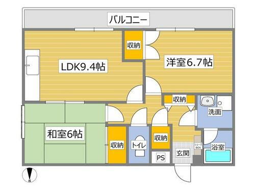 山梨県甲府市池田３丁目 竜王駅 2LDK マンション 賃貸物件詳細