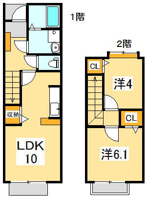 宮城県仙台市泉区歩坂町 2LDK アパート 賃貸物件詳細