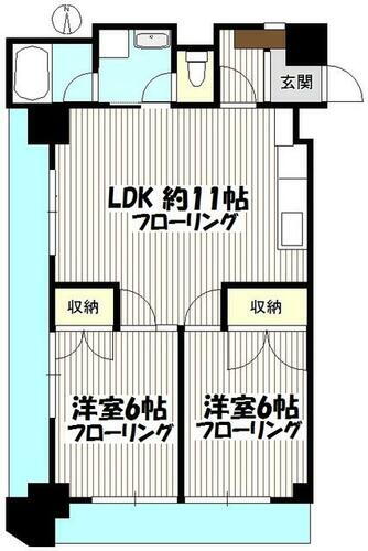 東京都台東区三筋１丁目 蔵前駅 2LDK マンション 賃貸物件詳細