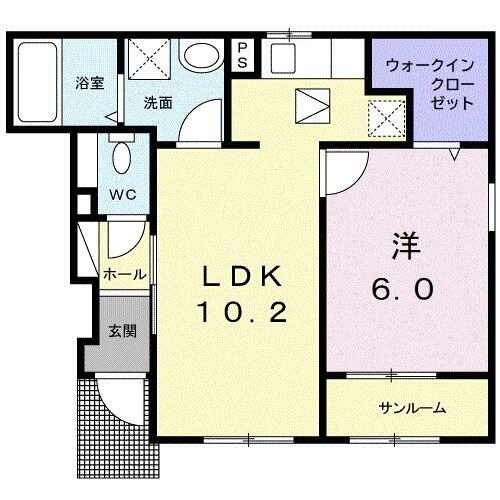秋田県秋田市仁井田本町２丁目 秋田駅 1LDK アパート 賃貸物件詳細
