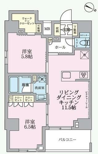 東京都板橋区成増３丁目 成増駅 2LDK マンション 賃貸物件詳細