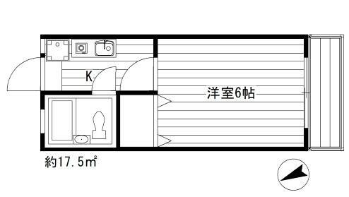 東京都杉並区井草２丁目 井荻駅 1K アパート 賃貸物件詳細