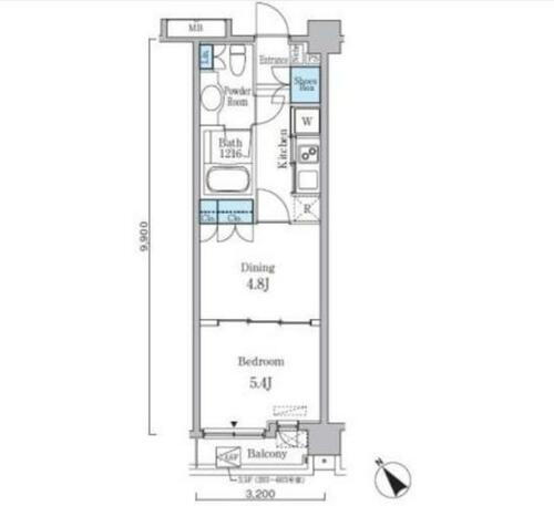 東京都渋谷区東３丁目 恵比寿駅 1DK マンション 賃貸物件詳細