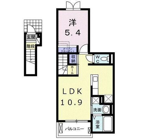 群馬県高崎市貝沢町 高崎問屋町駅 1LDK アパート 賃貸物件詳細