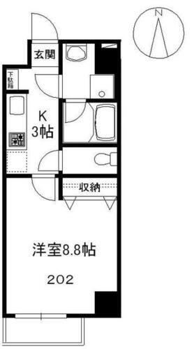 東京都目黒区鷹番２丁目 学芸大学駅 1K マンション 賃貸物件詳細