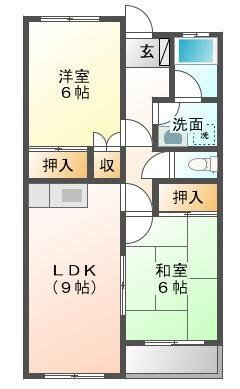 群馬県前橋市鳥羽町 新前橋駅 2LDK アパート 賃貸物件詳細