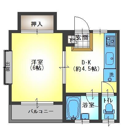 神奈川県横浜市南区六ツ川１丁目 弘明寺駅 1DK アパート 賃貸物件詳細