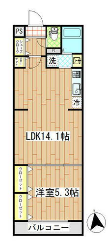 神奈川県川崎市麻生区片平２丁目 柿生駅 1LDK マンション 賃貸物件詳細
