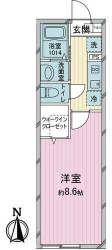 埼玉県狭山市中央１丁目 狭山市駅 1K アパート 賃貸物件詳細