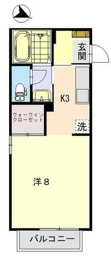 静岡県沼津市三園町 沼津駅 1K アパート 賃貸物件詳細