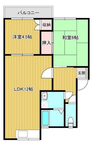 熊本県荒尾市高浜 長洲駅 2LDK アパート 賃貸物件詳細