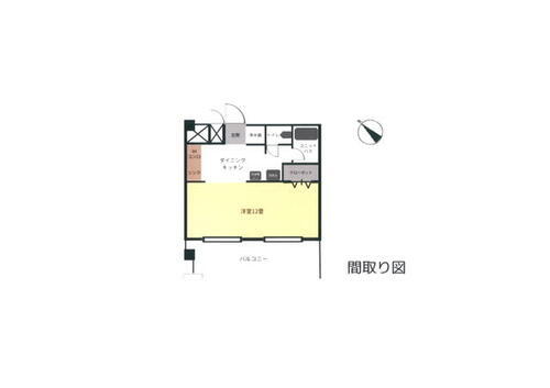 千葉県長生郡白子町剃金 1DK 賃貸(賃貸マンション・アパート)