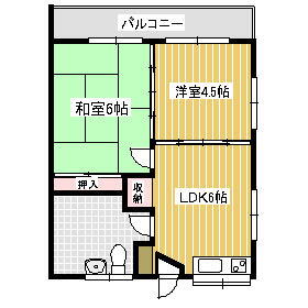 多和田アパートC棟 2DK 賃貸(賃貸マンション・アパート)