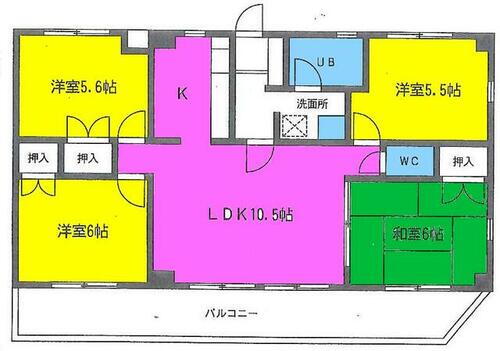 神奈川県藤沢市亀井野 3階建 築33年10ヶ月