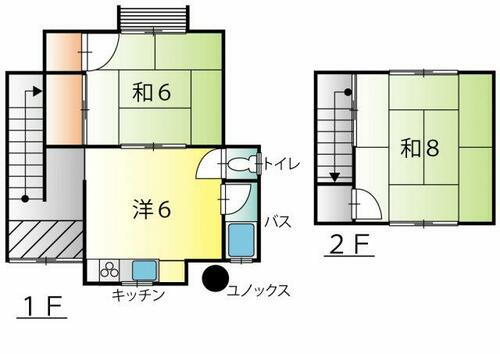 徳島県美馬郡つるぎ町貞光字中須賀 2階建 築27年8ヶ月
