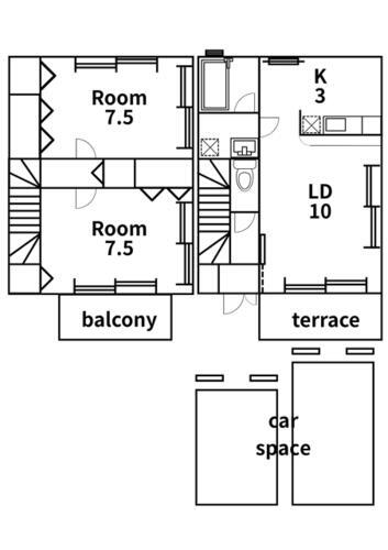 神奈川県横浜市都筑区茅ケ崎東１丁目 テラスハウス