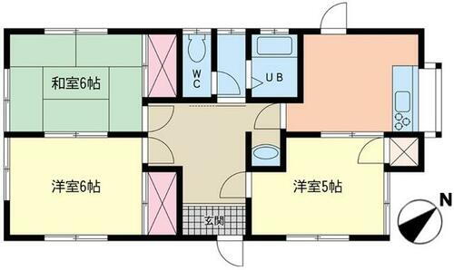 栃木県足利市葉鹿町１丁目 賃貸一戸建て