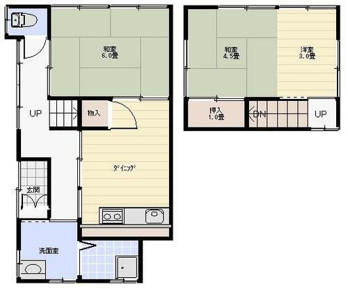神奈川県横須賀市不入斗町３丁目 賃貸一戸建て