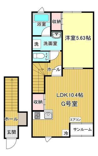 秋田県秋田市南通亀の町 賃貸アパート