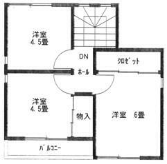 神奈川県相模原市中央区陽光台４丁目 2階建 築13年8ヶ月
