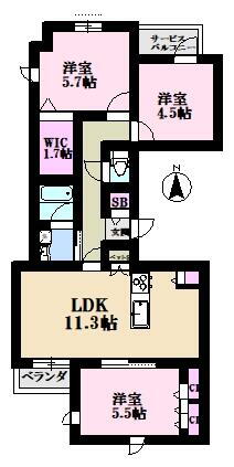 東京都新宿区中落合２丁目 賃貸マンション