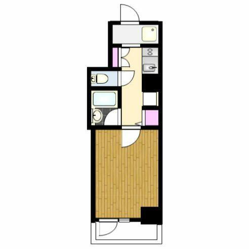 プレールドゥーク蒲田Ⅱ　（敷無し礼０．５　禁煙）