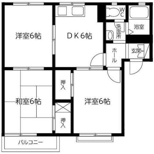 静岡県富士市横割１丁目 富士駅 3DK アパート 賃貸物件詳細