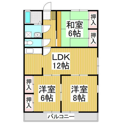 長野県長野市大字稲葉 長野駅 3LDK アパート 賃貸物件詳細