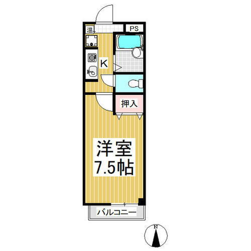 長野県長野市中越１丁目 北長野駅 1K マンション 賃貸物件詳細