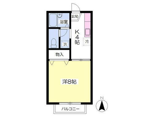 宮城県仙台市青葉区旭ケ丘２丁目 旭ヶ丘駅 1K アパート 賃貸物件詳細