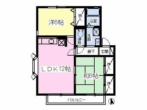 山梨県山梨市上神内川 山梨市駅 2LDK アパート 賃貸物件詳細