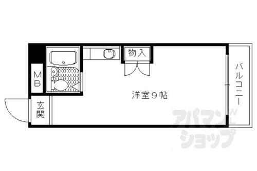 中田マンション 3階 1K 賃貸物件詳細