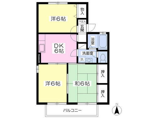 エスポワールＡ 1階 3DK 賃貸物件詳細