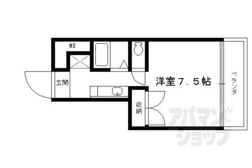 京都府京都市伏見区向島立河原町 観月橋駅 1K マンション 賃貸物件詳細