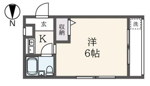 サウザンド２ 2階 1K 賃貸物件詳細