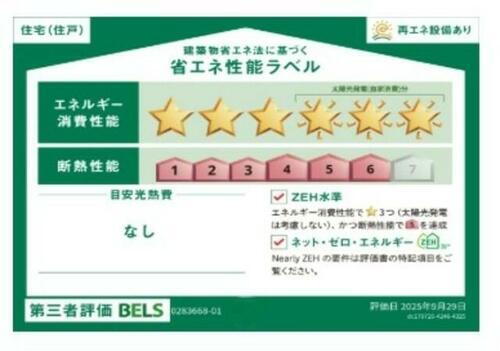 建築物省エネ法に基づく省エネ性能ラベル