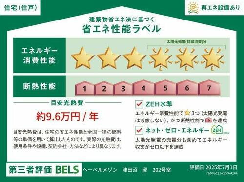 建築物省エネ法に基づく省エネ性能ラベル