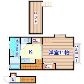 宮城県仙台市若林区南小泉２ 薬師堂駅 1K アパート 賃貸物件詳細