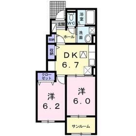 愛媛県宇和島市寄松 2DK アパート 賃貸物件詳細