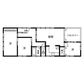 新宿区水道町２丁目戸建２Ｆ 3LDK 賃貸物件詳細