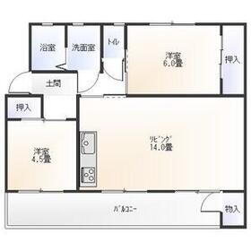 ドムス東長岡Ａ棟 3階 2LDK 賃貸物件詳細
