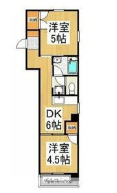 第２ロイヤルマンション 5階 2K 賃貸物件詳細