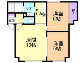 北海道札幌市清田区北野五条４ 大谷地駅 2LDK アパート 賃貸物件詳細